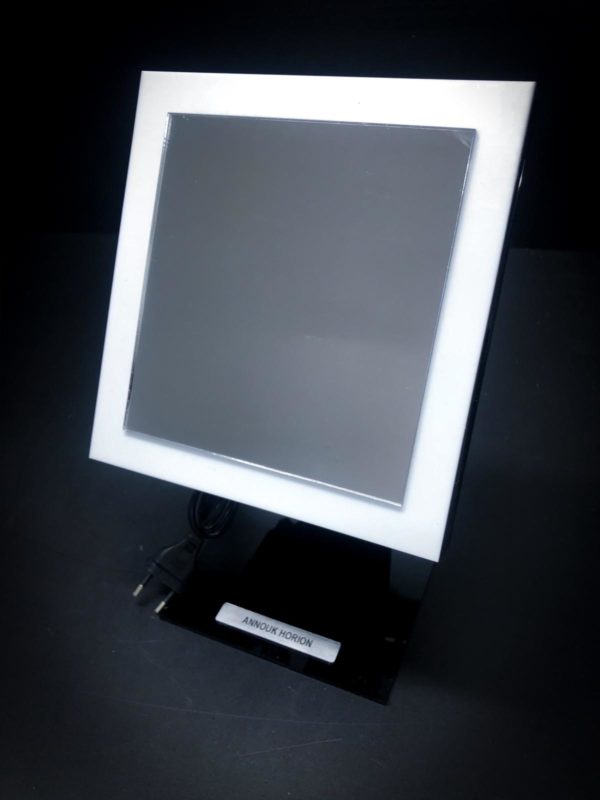 PORTA ESPEJO CON LED