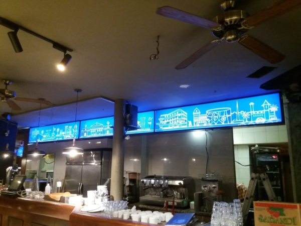 Cartel Iluminado FACAL